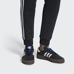 Adidas SAMBAROSE Női Originals Cipő - Fekete [D41606]
